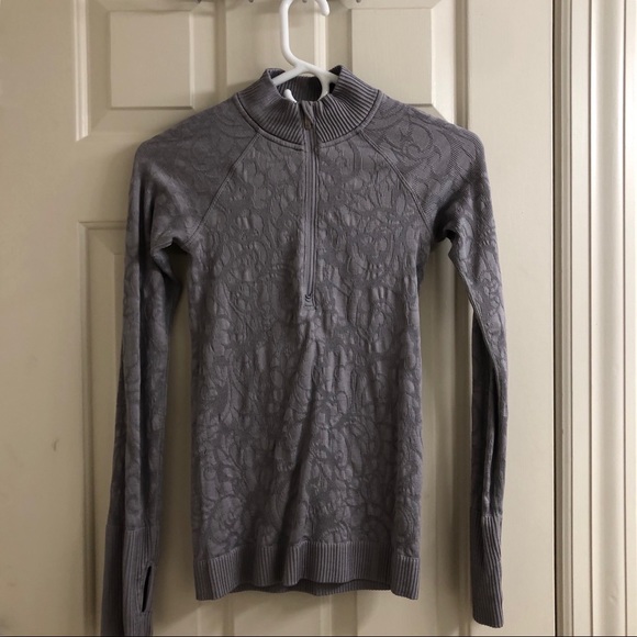 lululemon athletica Tops - Lululemon LS Zipper Shirt Size 2